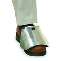 Unisex Foot Guard, Aluminum, Straps Attachment, 5 in Length, Silver, Universal