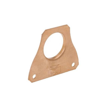 Pipe Hanger,High Ear,1/2 In,Cast Brass
