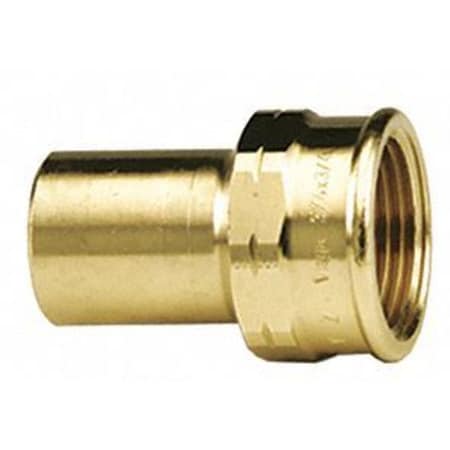 Strt, Bronze, FTG 3/4 in, FNPT 1/2 in