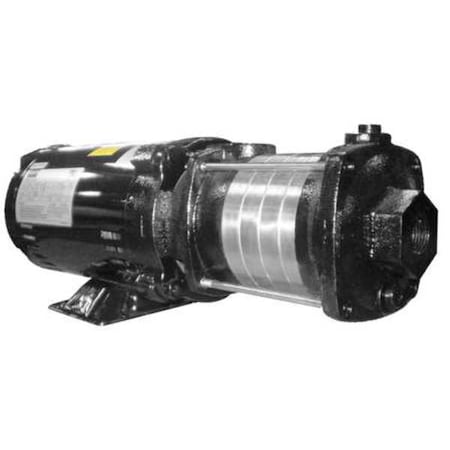 Booster Pump, 3/4 hp, 208 to 240/480V AC, 3 Phase, 3/4 in NPT Inlet Size, 5 Stage