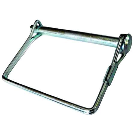 Double Wire Snap Safety Pin, 3/8 in Dia, 2-1/2 in Lg, 0.091 in Wire Dia, 2-3/4 in Shank Lg, 1 PK