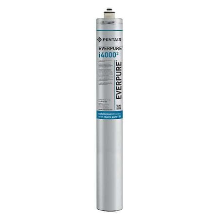 Quick Connect Filter, 1.7 gpm, 0.5 Micron, 3" O.D., 25 1/4 in H