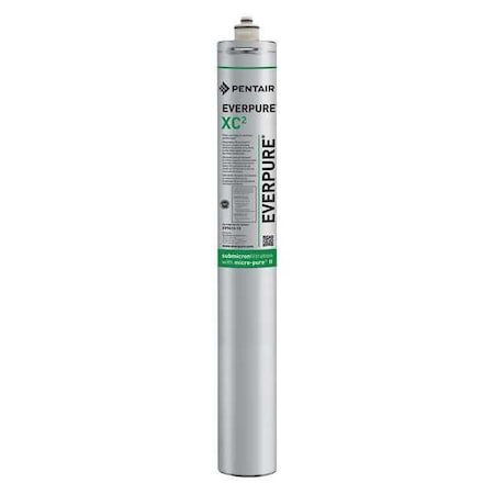 Quick Connect Filter, 1.7 gpm, 0.5 Micron, 3" O.D., 21 in H