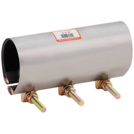 Repair Clamp,2 1/2"Pipe,Partial Cov,9"L