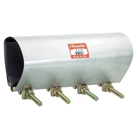 Repair Clamp,3"PipeSize,Partial Cov,12"L