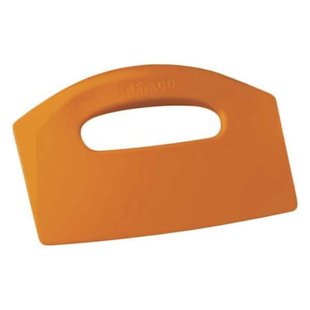 Bench Scraper,Poly,8-1/2 x 5 In,Orange