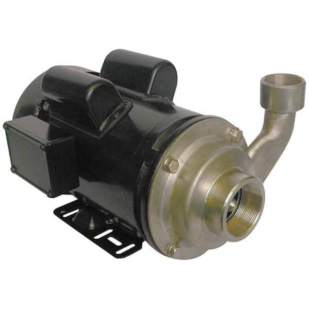 CentrfPmp,1-1/2hp, SS, 1-1/4"