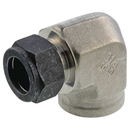 1/2" CPI x FNPT SS Female 90 Degree Elbow