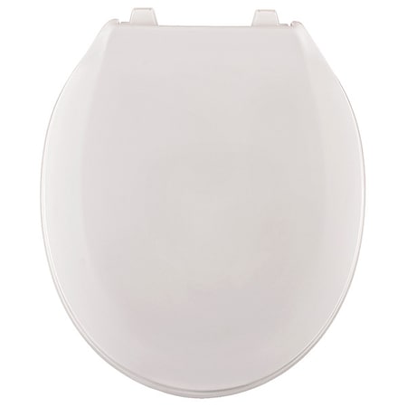 Toilet Seat With Cover, Toilet Seat, Round, White