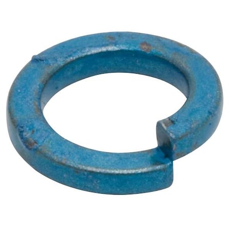 Split Lock Washer, For Screw Size M6 Steel, Metric Blue Finish, 100 PK