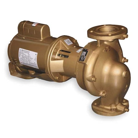Hydronic Circulating Pump, 1/2 hp, 115V/230V, 1 Phase, Flange Connection