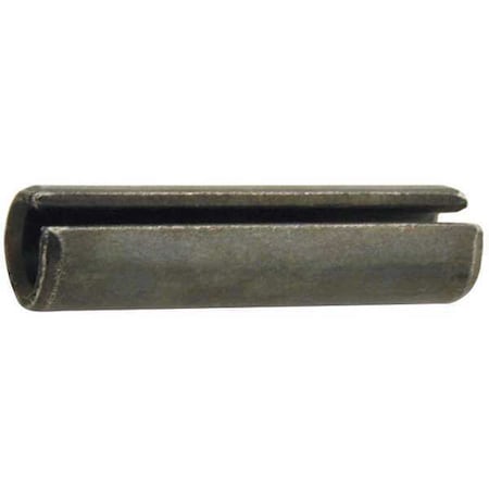 Slotted Spring Pin, 10 mm Outside Dia, 32 mm L, Steel, 50 PK