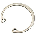 Internal Retaining Ring, Stainless Steel, Plain Finish, 22 mm Bore Dia.