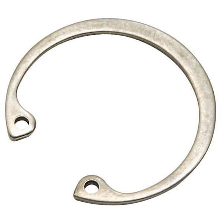 Internal Retaining Ring, Stainless Steel, Plain Finish, 22 mm Bore Dia.