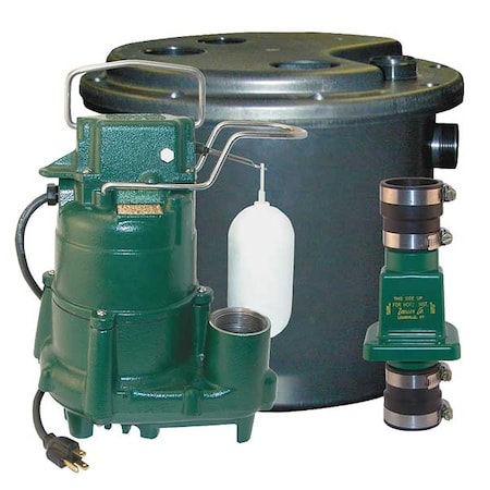 Drain Pump System,1/2 HP,115 V,9.4 A