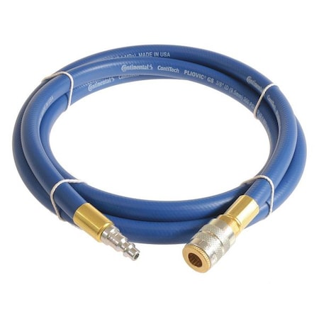 3/8" x 50 ft PVC Coupled Multipurpose Air Hose 300 psi BL