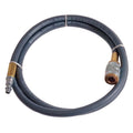 1/4" x 25 ft PVC Coupled Multipurpose Air Hose 300 psi GY