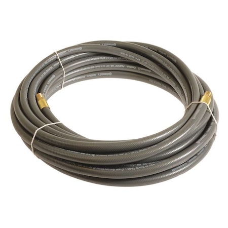 1/4" x 75 ft PVC Coupled Multipurpose Air Hose 300 psi GY