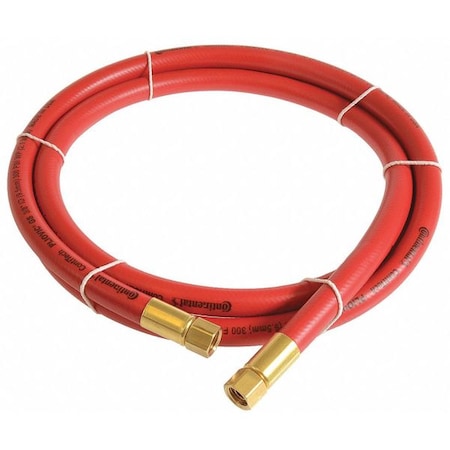 1/2" x 3 ft PVC Coupled Multipurpose Air Hose 300 psi RD