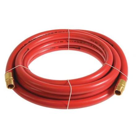 3/4" x 15 ft PVC Coupled Multipurpose Air Hose 250 psi RD