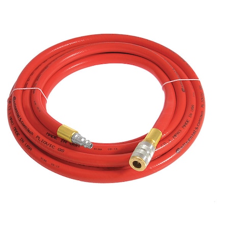 3/4" x 3 ft PVC Coupled Multipurpose Air Hose 250 psi RD