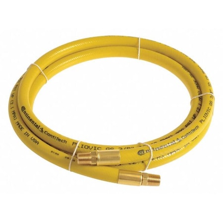 3/8" x 20 ft PVC Coupled Multipurpose Air Hose 300 psi YL