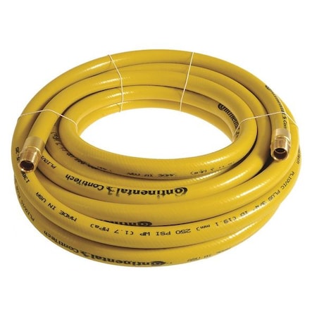 3/4" x 25 ft PVC Coupled Multipurpose Air Hose 250 psi YL