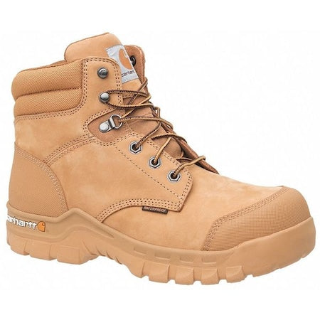 Men's 6-Inch Work Boot, 13, Composite Toe, 6 in H, Wheat, 6356