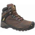 Men's 6-Inch Work Boot, 10 1/2 D, Steel Toe, 6 in H, Brown, 1015401