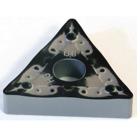 Triangle Turning Insert, Triangle, 1/2 in, TNMM, 0.0312 in, Carbide