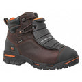 Men's 6-Inch Work Boot, 6 1/2 W, Leather, Brown, A172T