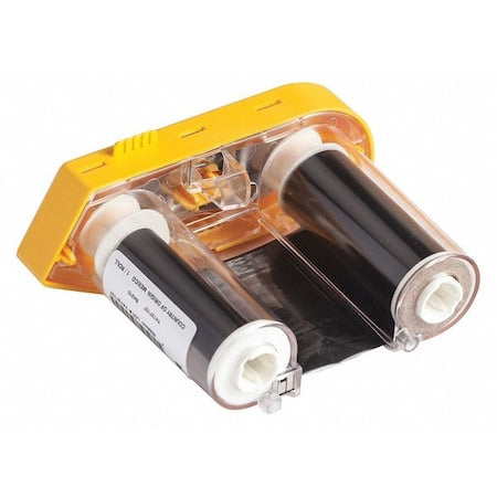 Label Printer Ribbon, R4300 Series, For M6 Printers, Halogen Free, Black, 2 in W x 75 ft L