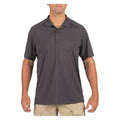 Men's Tactical Polo Shirt, 100% Polyester, Button, 0 Pocket(s), Storm Gray, L