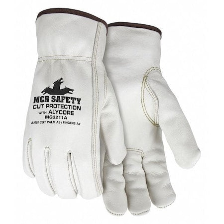 Cut Resistant Gloves, Cut Level A9 ,Uncoated ,None ,XL 1 PR