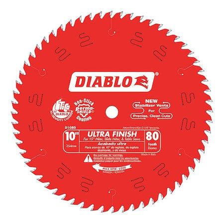 CircularSawBlade,Carbide,Dia:10"