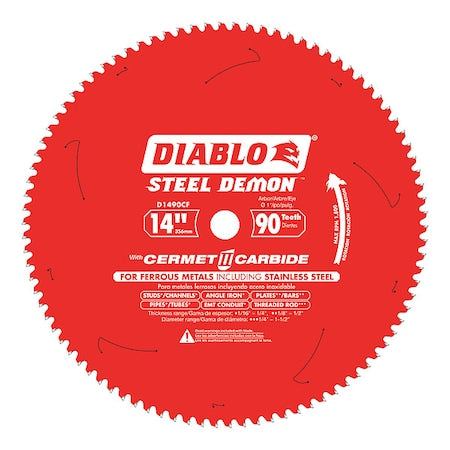 CircularSawBlade,Cermet,Dia:14"