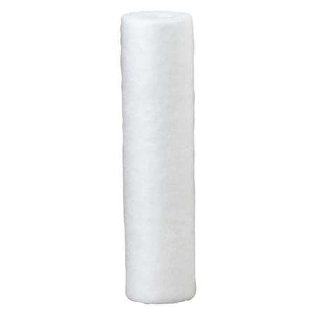 Solid Filter Cartridge, 5 gpm, 5 Micron, 9 7/8 in H