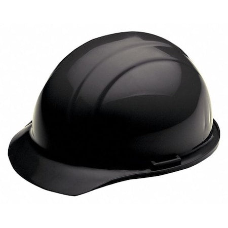 Hard Hat, Americana, Polyethylene, 4 Point Ratchet, Type 1, Class E, Black
