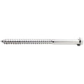 Lag Screw, 1/4 in, 1 in, 18-8 Stainless Steel, NL-19(SM) Hex External Hex Drive, 25 PK