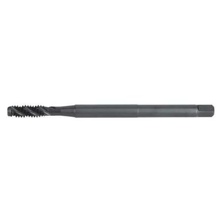 Spiral Flute Tap, #4-40, Semi-Bottoming, 2 Flutes, UNC