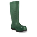 Men's Poly Tuff Polyurethane Boots, Composite Toe, Black, Green, 6