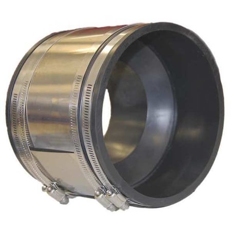 Flexible Pipe Straight, PVC, 6 in, 6 in