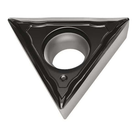 Triangle Turning Insert, Triangle, 1/4 in, TCMT, 0.4 mm, Carbide
