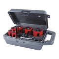 Hole Saw Kit,Saw Sizes 3/4" to 2-1/4"