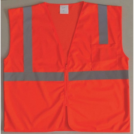 U-Block Vest, Class2 Orange/Red, L