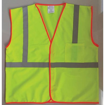 U-Block Vest, Class1 Yellow/Grn, 2XL/3XL