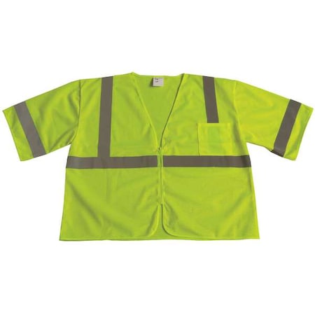 U-Block Vest, Class3 Yellow/Grn, S