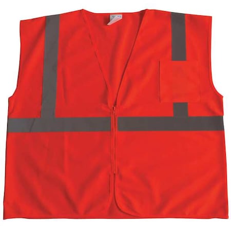Double Stripe, Class2 Orange/Red, S
