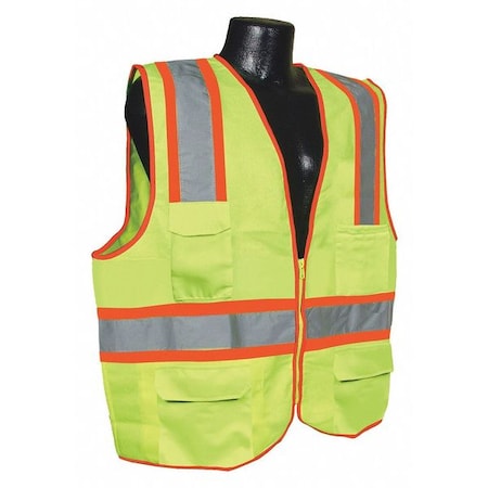 High Visibility Vest,Yellow/Green,4XL