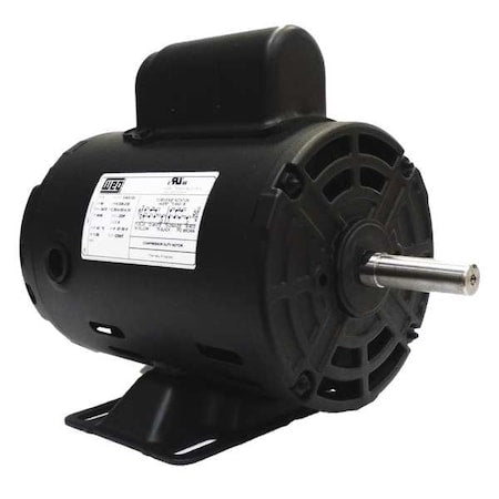 Air Compressor Motor,1-1/2 HP,Frame 56